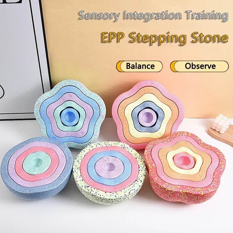 Children's Balance Training Foam Step Sensory Tube Toys - ToylandEU