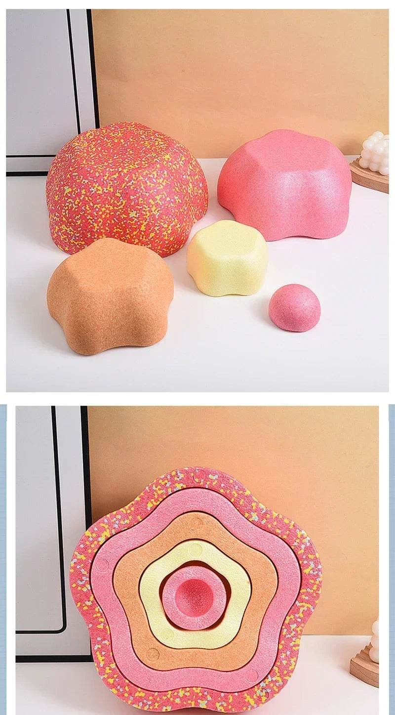 Children's Balance Training Foam Step Sensory Tube Toys - ToylandEU