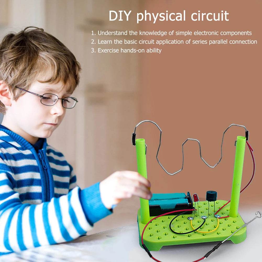 Children's DIY Science Experiment Circuit Kit - Educational Electronic Components for Ages 6-14 - ToylandEU