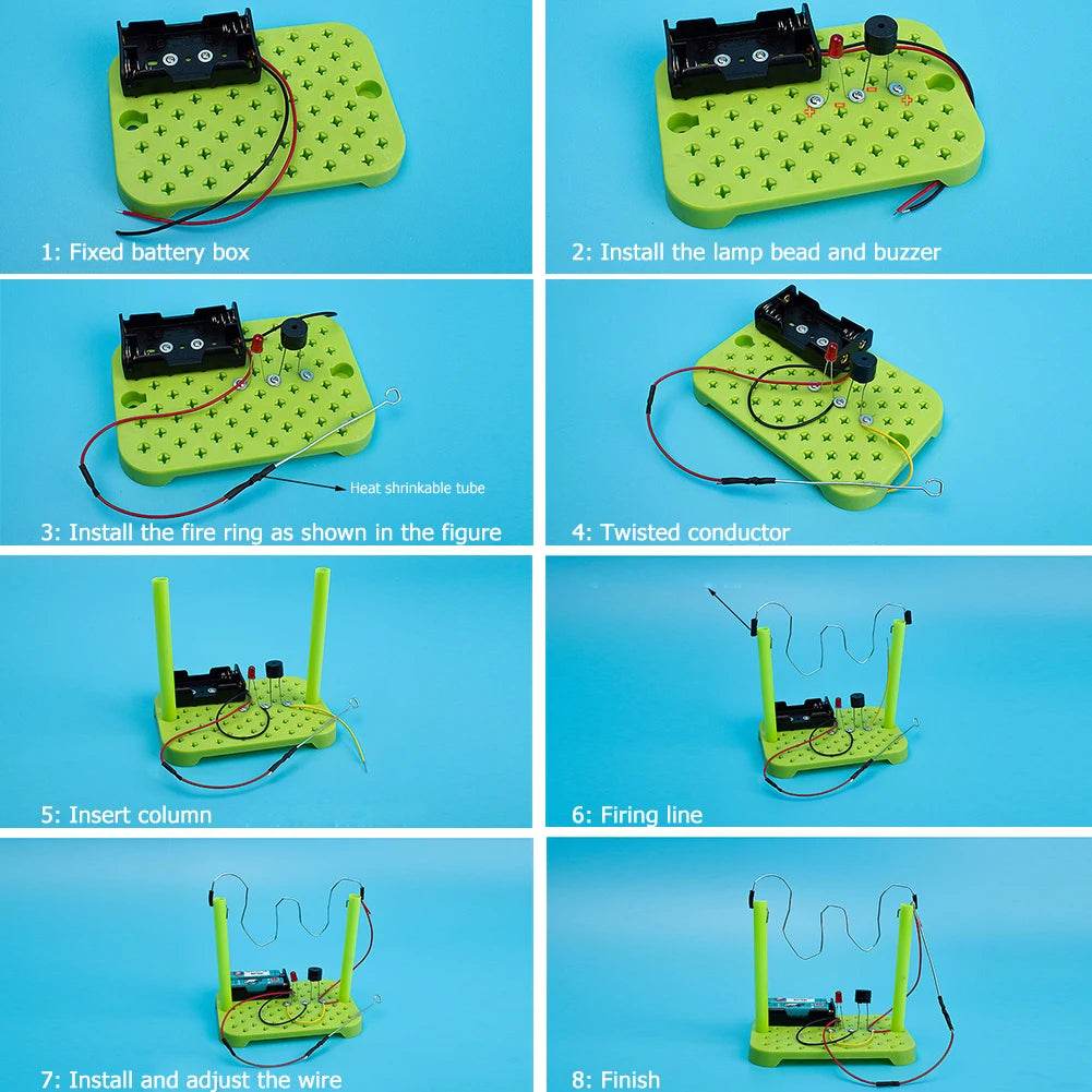 Children's DIY Science Experiment Circuit Kit - Educational Electronic Components for Ages 6-14 - ToylandEU