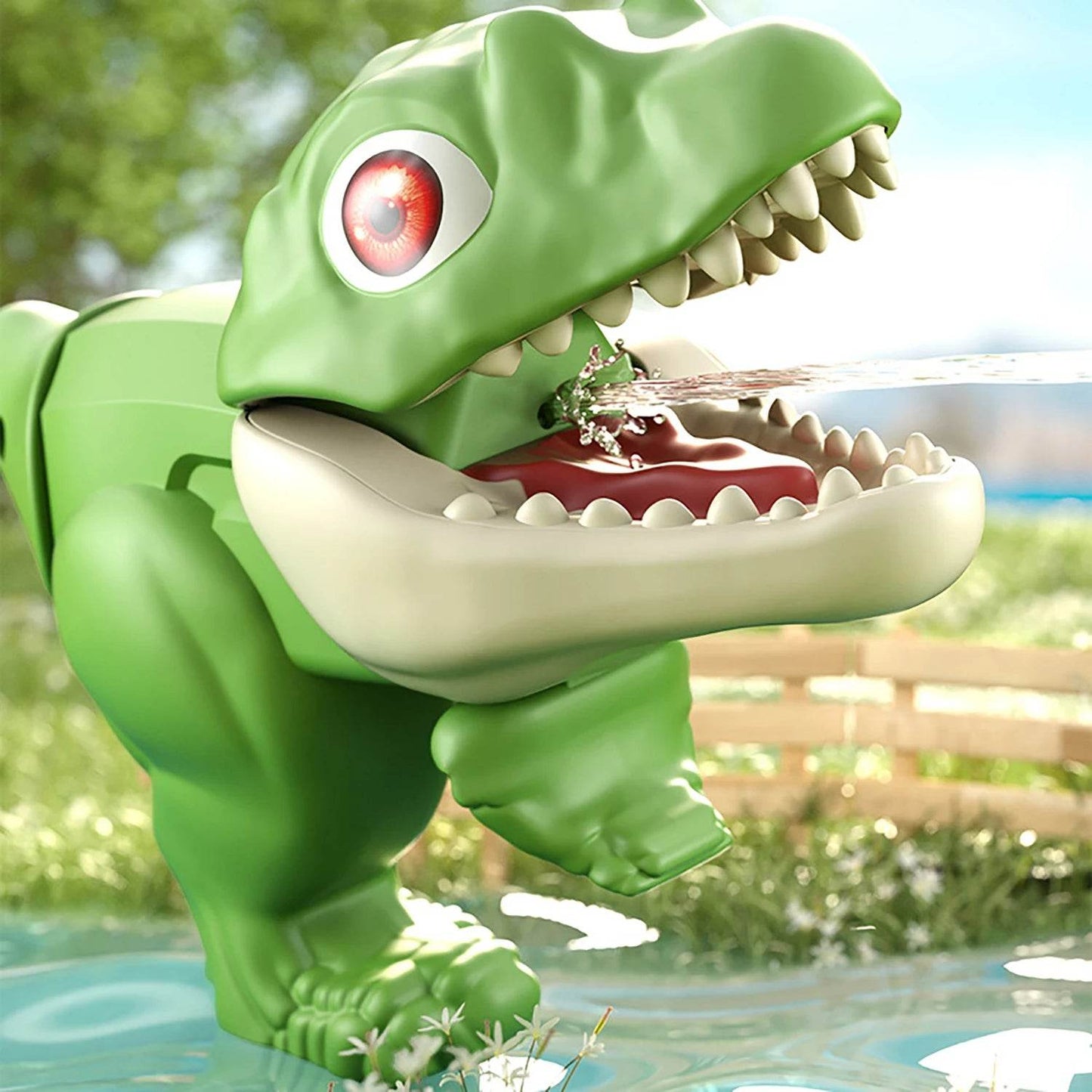 Children's Dinosaur Water Gun Manual Continuous Play Toy - ToylandEU
