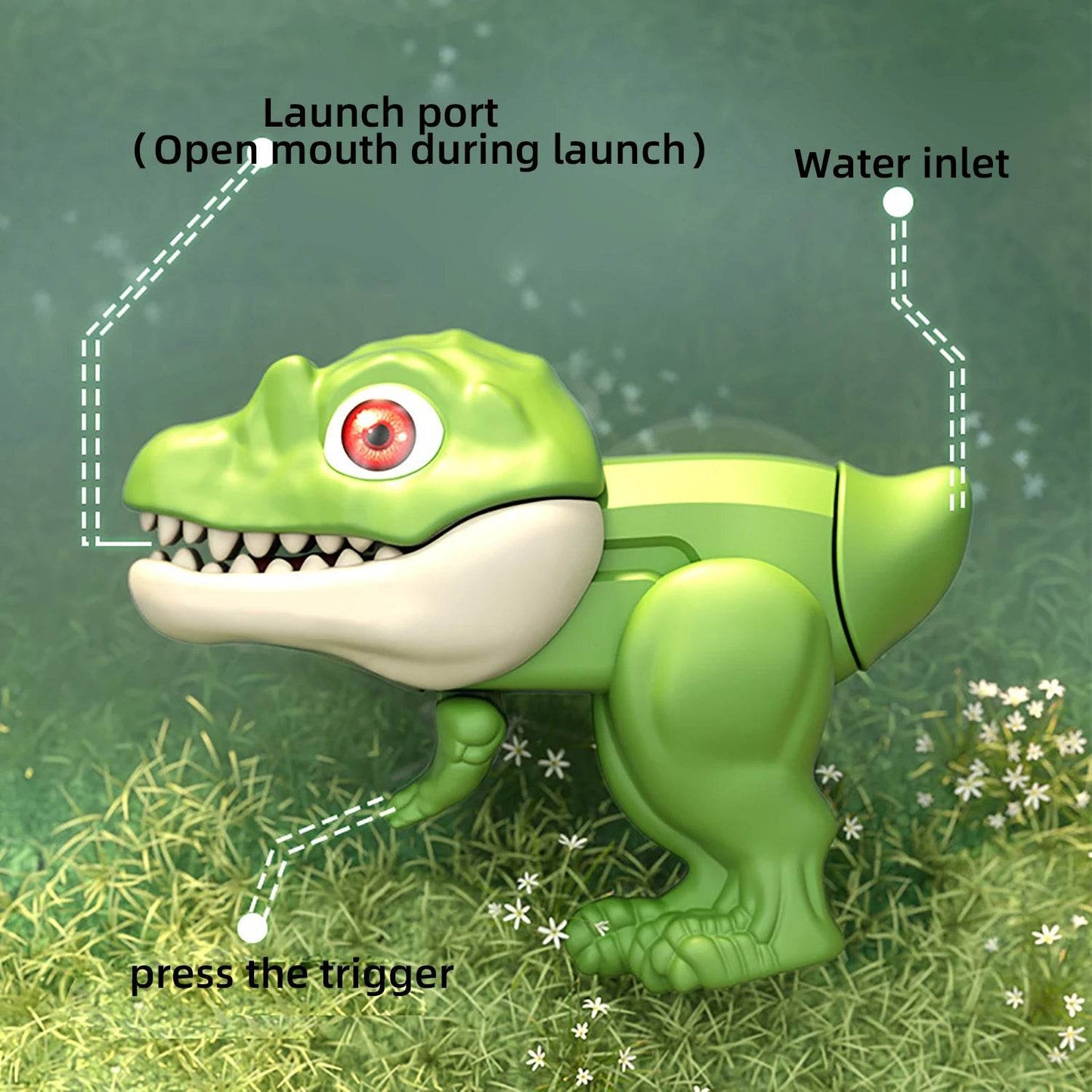 Children's Dinosaur Water Gun Manual Continuous Play Toy - ToylandEU