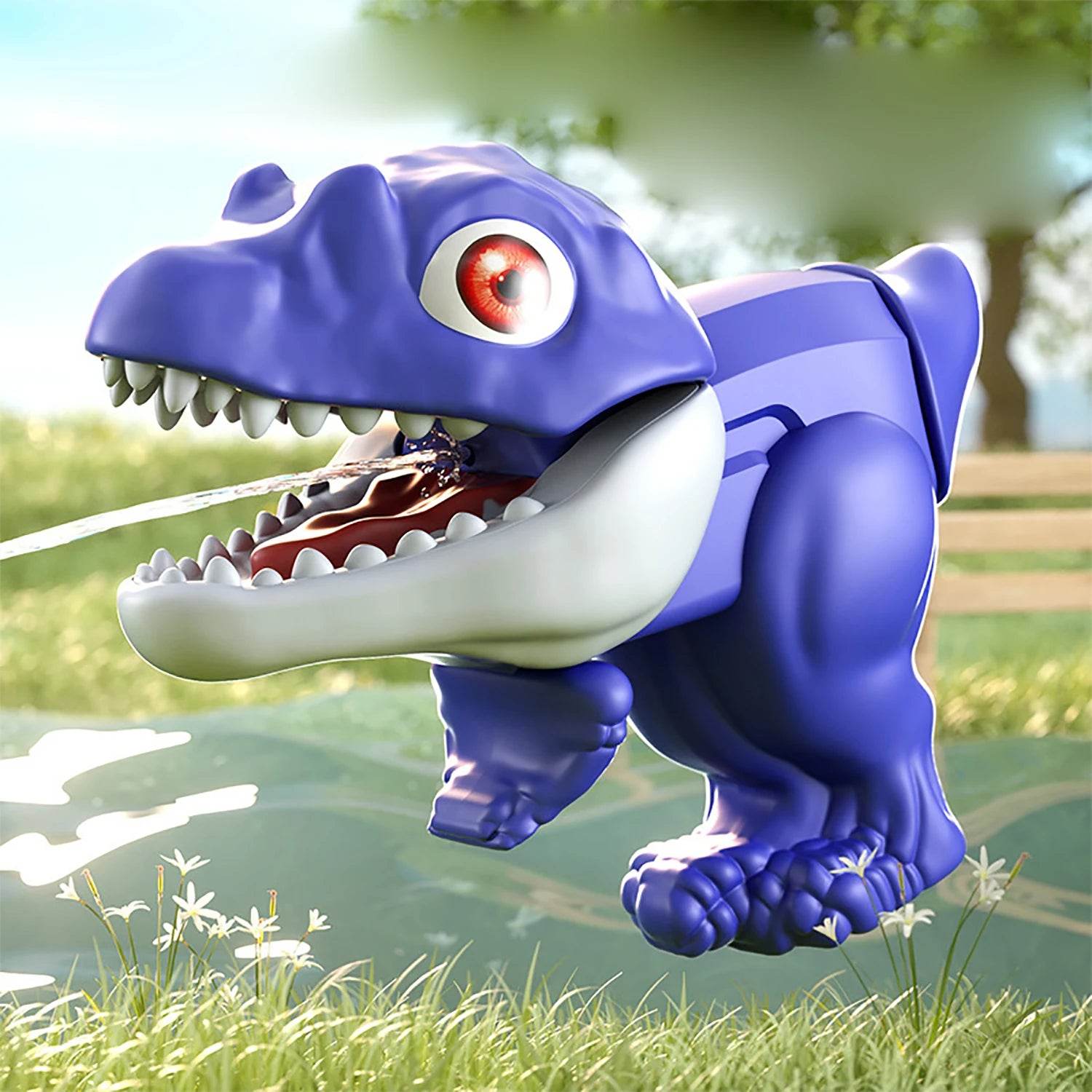 Children's Dinosaur Water Gun Manual Continuous Play Toy - ToylandEU