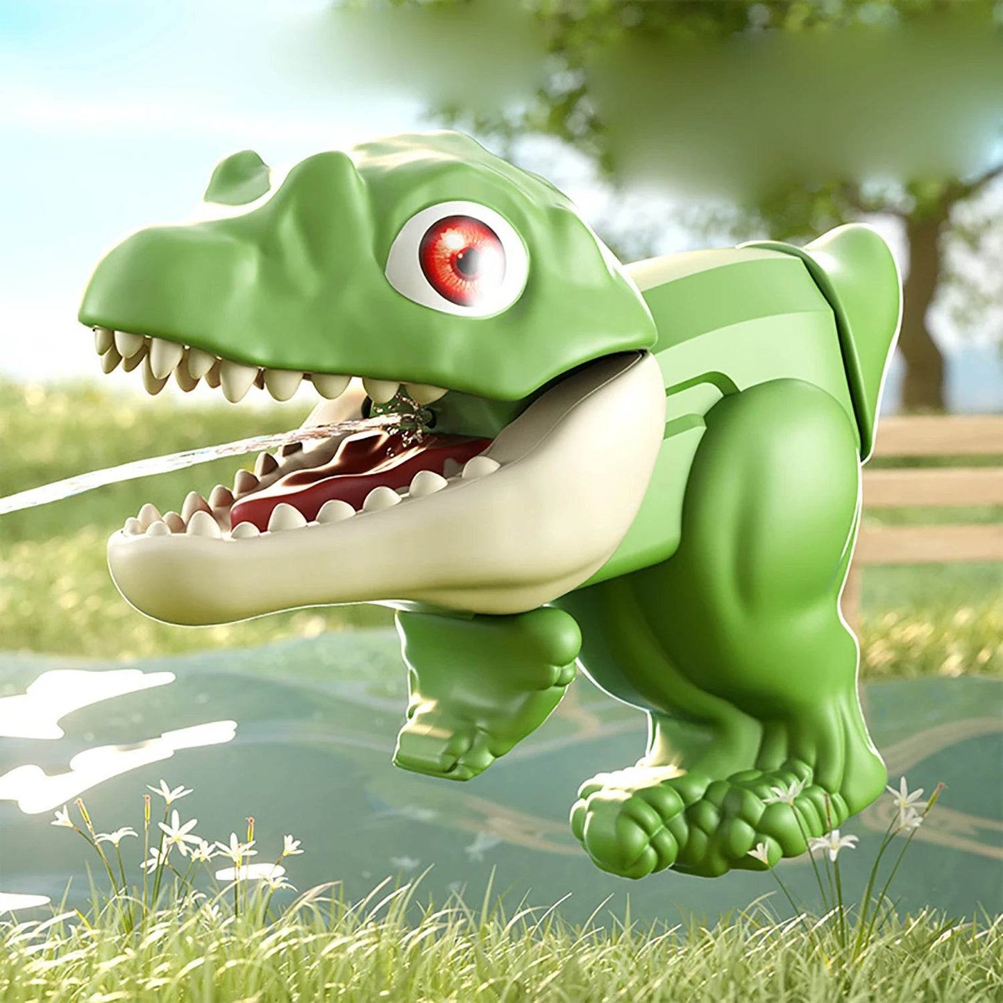 Children's Dinosaur Water Gun Manual Continuous Play Toy - ToylandEU