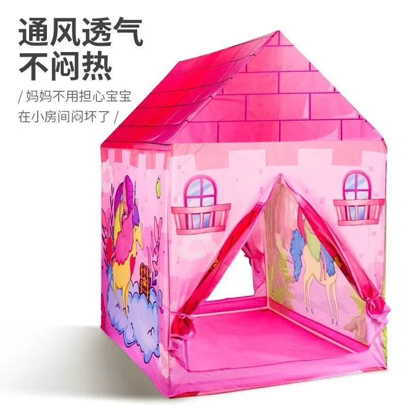 Children's Folding Play Tents Playhouse Indoor Outdoor Tent for Kids - ToylandEU