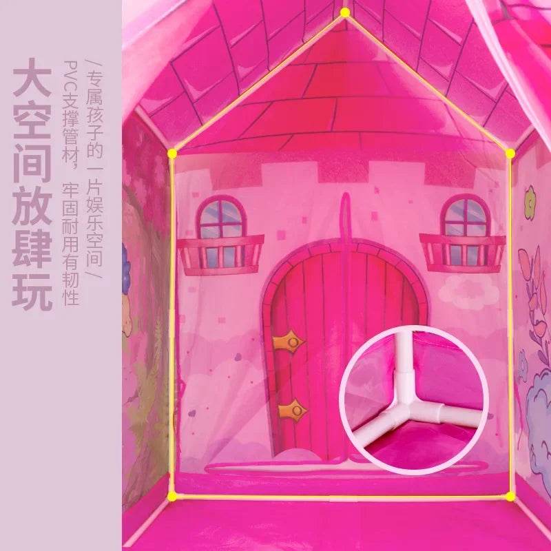 Children's Folding Play Tents Playhouse Indoor Outdoor Tent for Kids - ToylandEU