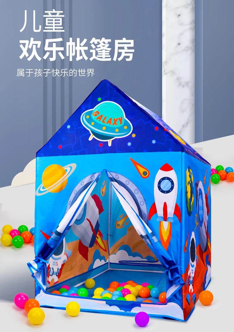 Children's Folding Play Tents Playhouse Indoor Outdoor Tent for Kids - ToylandEU