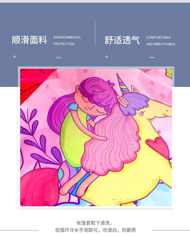 Children's Folding Play Tents Playhouse Indoor Outdoor Tent for Kids - ToylandEU