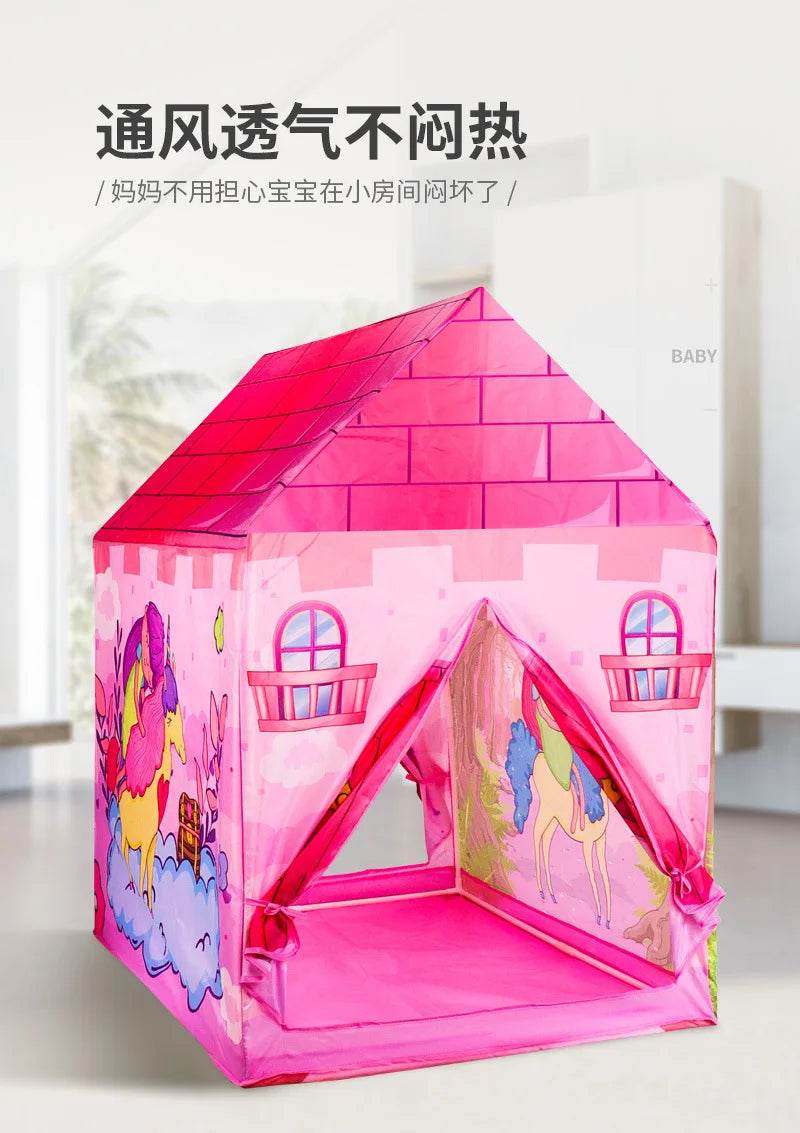 Children's Folding Play Tents Playhouse Indoor Outdoor Tent for Kids - ToylandEU