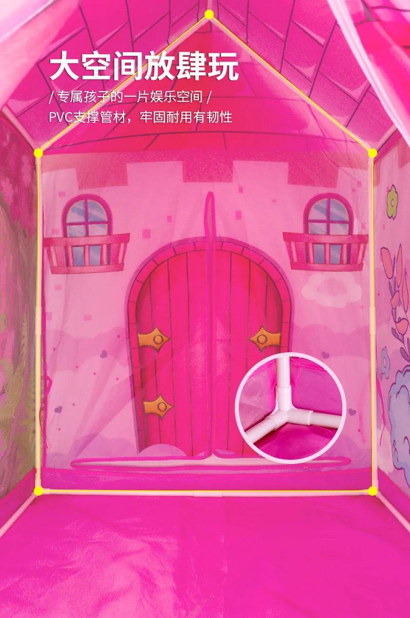 Children's Folding Play Tents Playhouse Indoor Outdoor Tent for Kids - ToylandEU