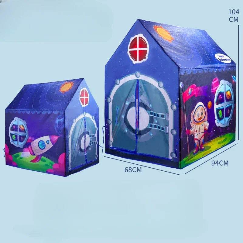 Children's Folding Play Tents Playhouse Indoor Outdoor Tent for Kids - ToylandEU
