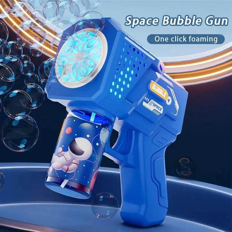  Children's Handheld Automatic Porous Space Bubble Gun Toy -  ToylandEU™