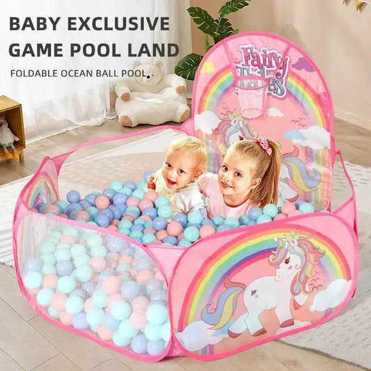  Children's Indoor And Outdoor Ball Pool Toys Simple Installation Unicorn Version -  ToylandEU™