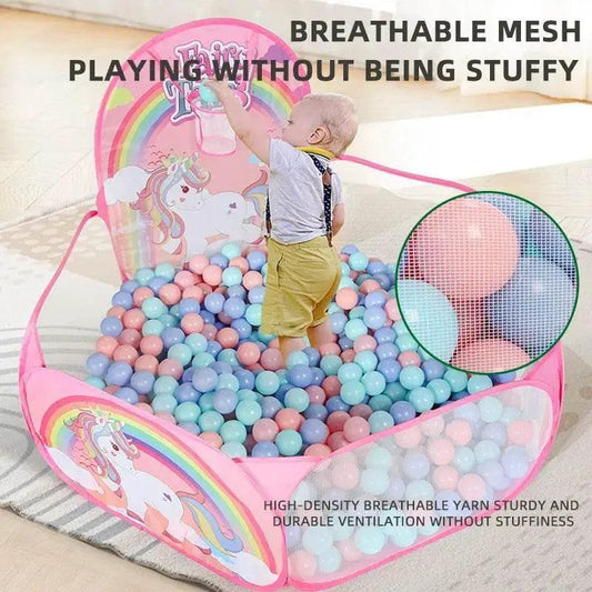  Children's Indoor And Outdoor Ball Pool Toys Simple Installation Unicorn Version -  ToylandEU™