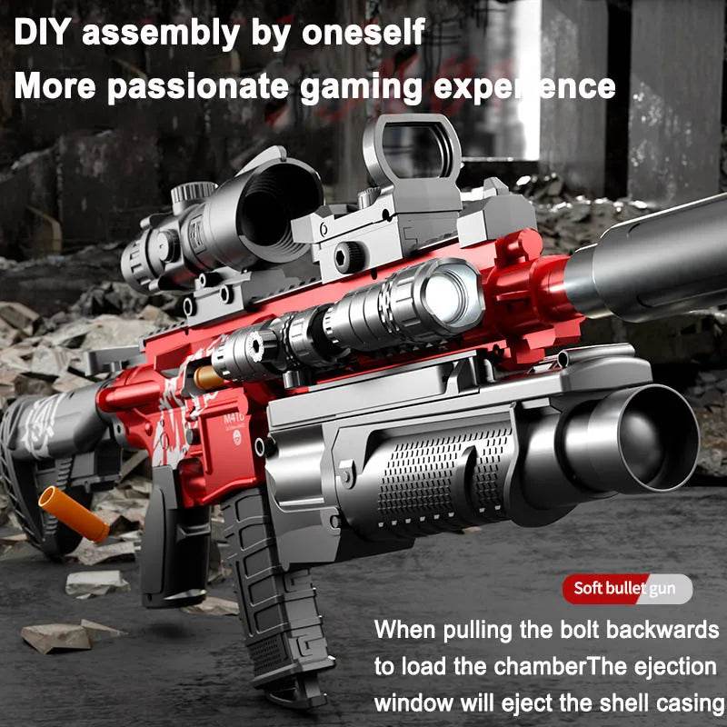 Children's Manual Soft Bullet M416 Toy Gun Assault Rifle - ToylandEU