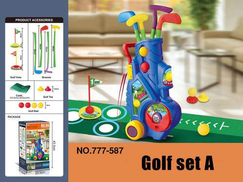 Children's Mini Golf Training Set - Fun & Safe Golf Practice Kit - ToylandEU