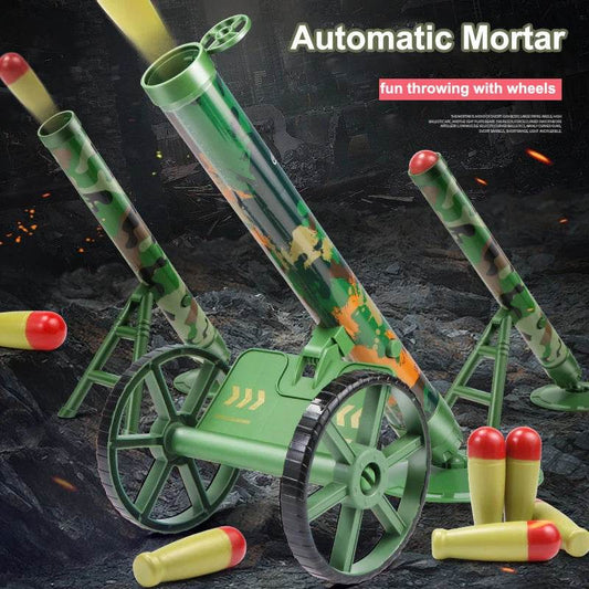 Children's Mortar Toy Set with Wheels Simulated Rocket Launcher - ToylandEU