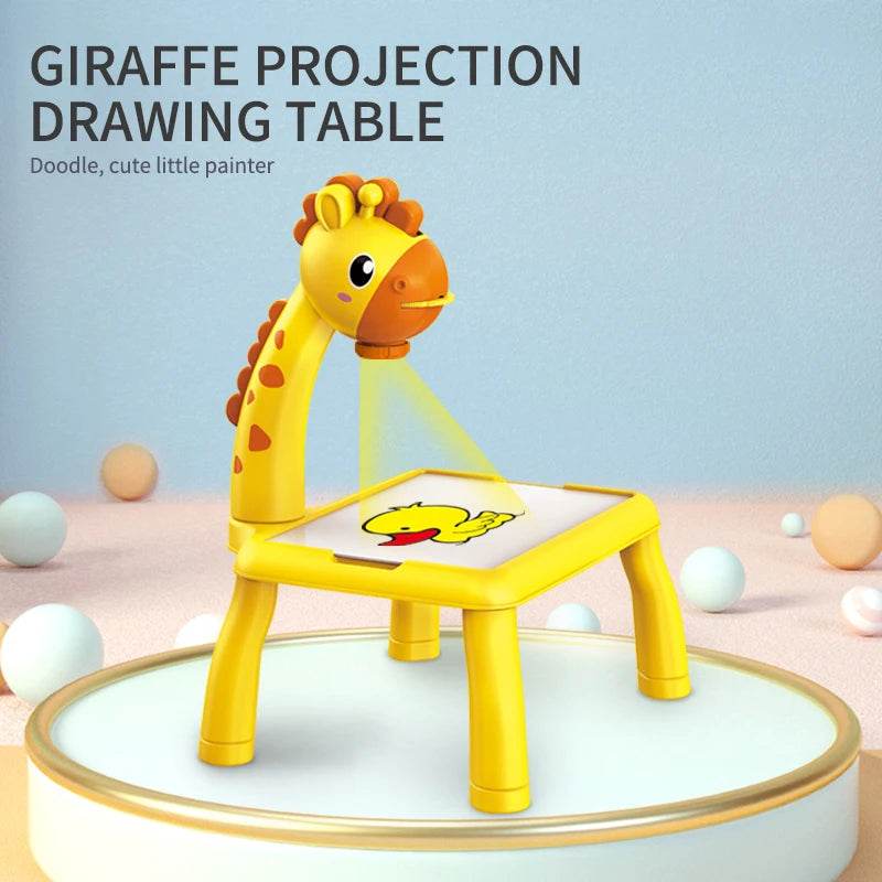 Children's Projection Drawing Board Multi-Functional Drawing Table Projector Graffiti Puzzle Toy - ToylandEU
