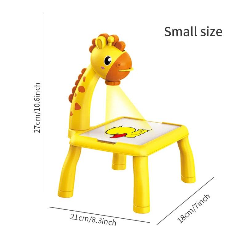 Children's Projection Drawing Board Multi-Functional Drawing Table Projector Graffiti Puzzle Toy - ToylandEU