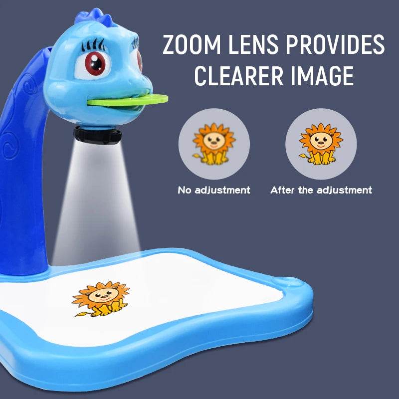 Children's Projector Art Painting Toy Table Drawing Board Desk Arts Crafts Educational Drawing Learning Tools Girl Toys - ToylandEU