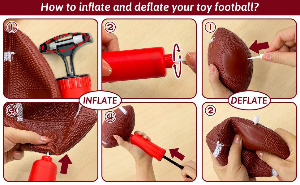 Children's Rugby Training Machine With Light Indoor Outdoor Toy - ToylandEU