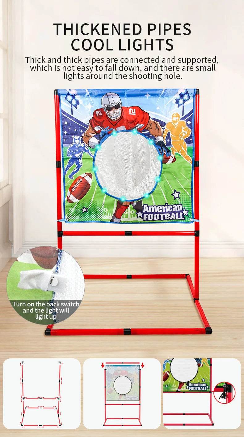 Children's Rugby Training Machine With Light Indoor Outdoor Toy - ToylandEU