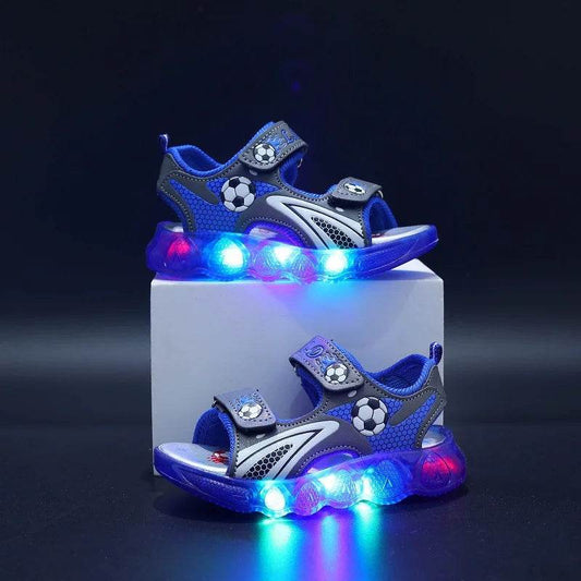 Children's Shining Light Soft Bottom Sandals With Lights - ToylandEU