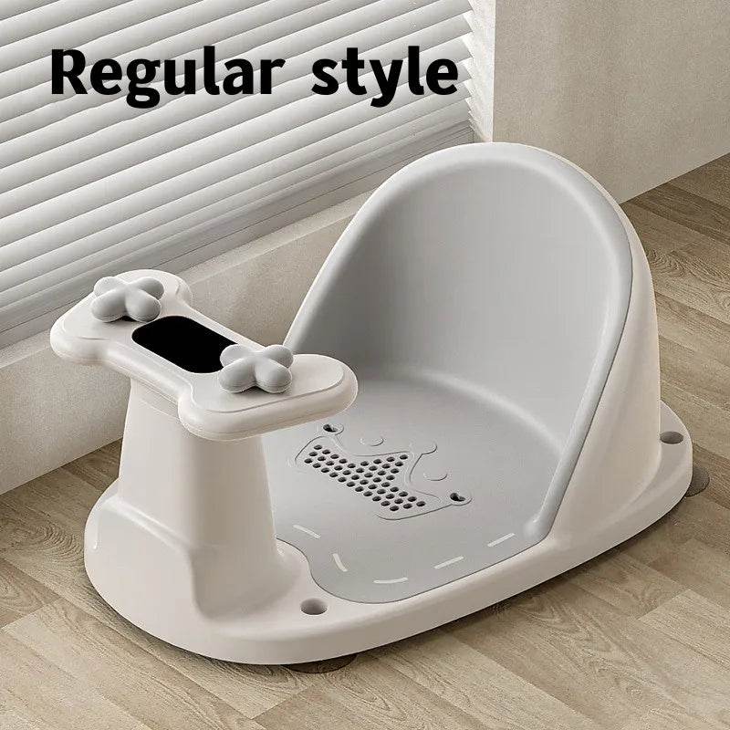 Children's Shower Seat Portable Shower Stand for Newborns and Young Children Children's Growth Accessories Temperature Sensing - ToylandEU