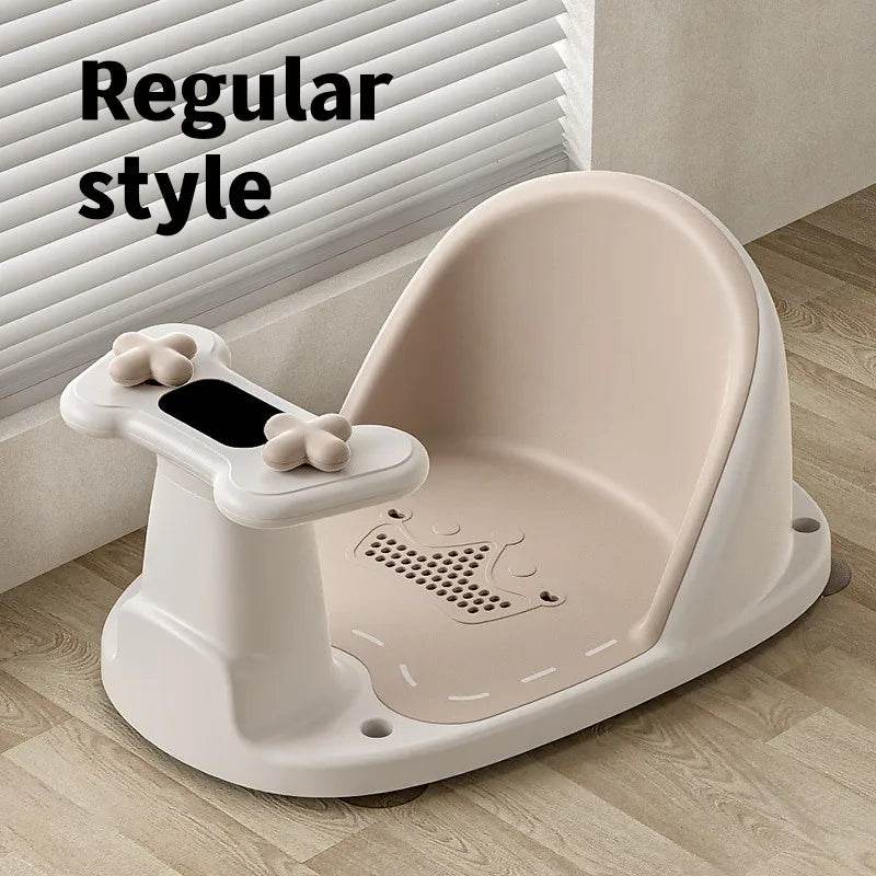 Children's Shower Seat Portable Shower Stand for Newborns and Young Children Children's Growth Accessories Temperature Sensing - ToylandEU