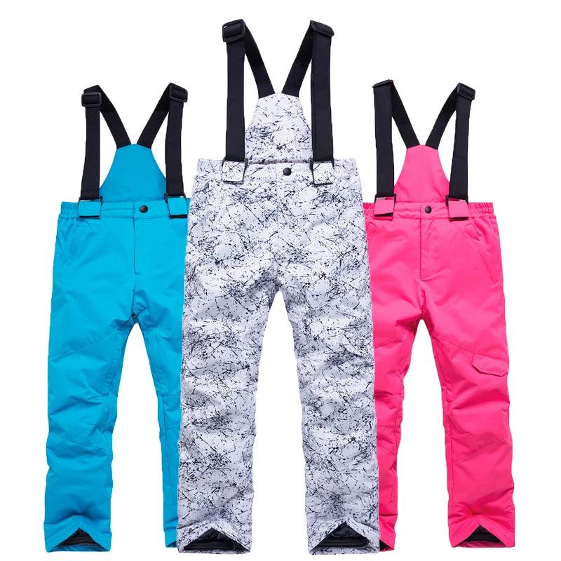 Children's Ski Bibs | Windproof | Toylandeu™