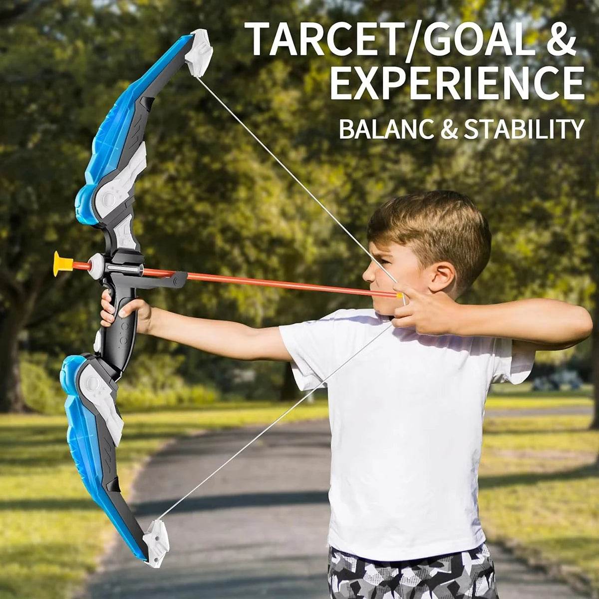 Children's Sports Shooting Toy Boy Bow Set Outdoor Sports Toy Gift - ToylandEU