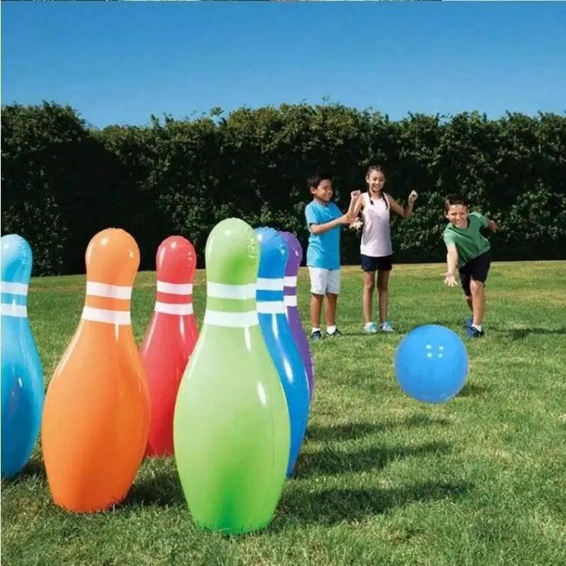  Children's Sports Toys Inflatable Bowling Set Family Game Toy -  ToylandEU™