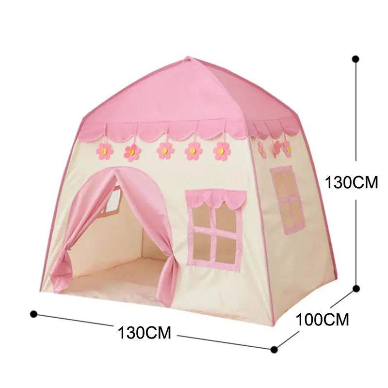 Children's Tent Indoor Outdoor Games Garden Tipi Princess Castle Teepee Playhouse - ToylandEU