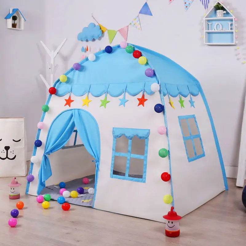 Children's Tent Indoor Outdoor Games Garden Tipi Princess Castle Teepee Playhouse - ToylandEU