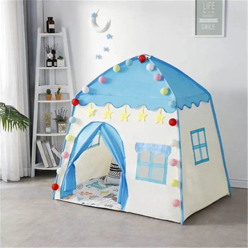 Children's Tent Indoor Outdoor Games Garden Tipi Princess Castle Teepee Playhouse - ToylandEU