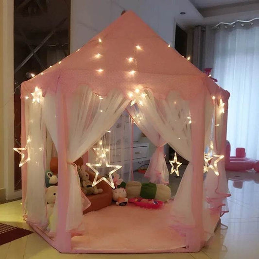 Children's Tent Indoor and Outdoor Game House Hexagonal Mesh - ToylandEU