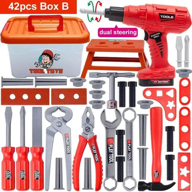 Children's Tool Set with Electric Toy Drill for Kids - ToylandEU