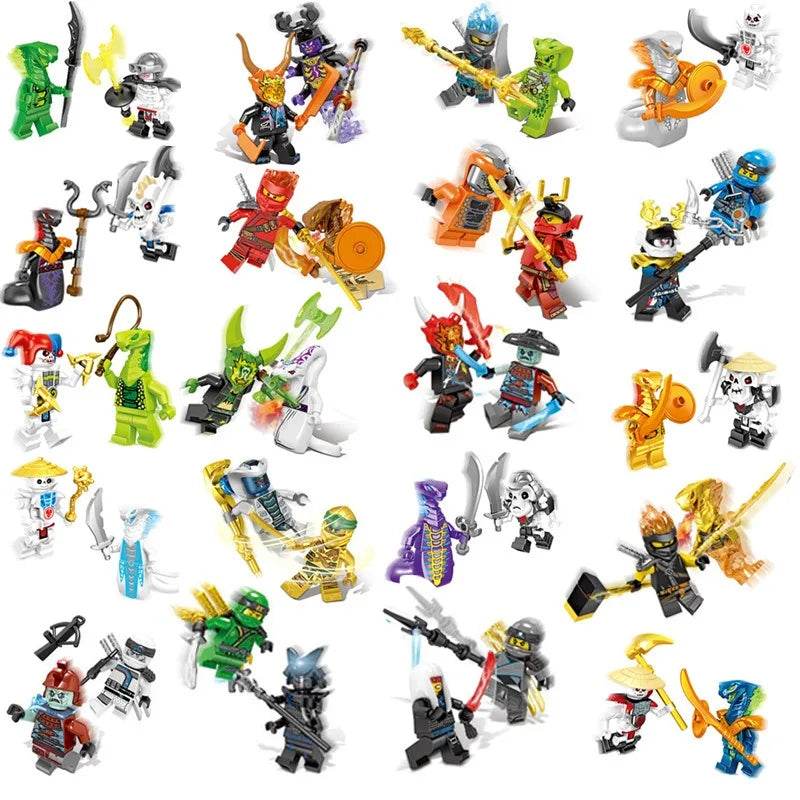 Children's Toys Cartoon Characters Humanoid Dolls Mini Characters Birthday Gifts Building Blocks - ToylandEU