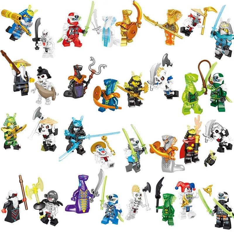 Children's Toys Cartoon Characters Humanoid Dolls Mini Characters Birthday Gifts Building Blocks - ToylandEU