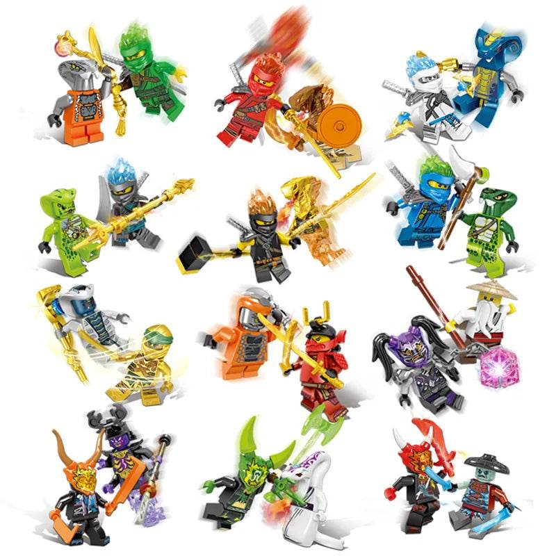 Children's Toys Cartoon Characters Humanoid Dolls Mini Characters Birthday Gifts Building Blocks - ToylandEU