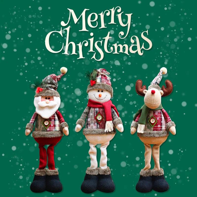 Children's Toys Christmas Plush Dolls Santa Claus Decorations - ToylandEU