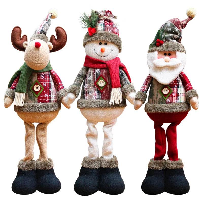 Children's Toys Christmas Plush Dolls Santa Claus Decorations - ToylandEU