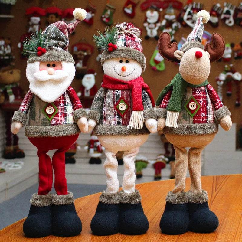 Children's Toys Christmas Plush Dolls Santa Claus Decorations - ToylandEU