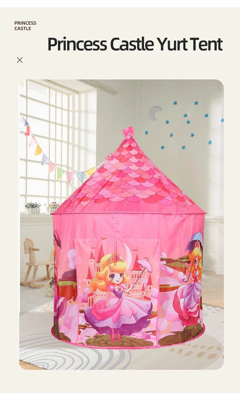 Children's Yurt Toys Indoor Outdoor Tents Princess Castle Style - ToylandEU
