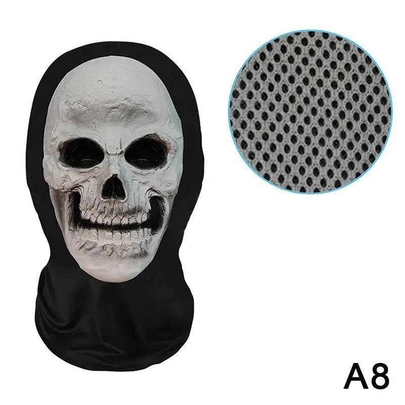 Chilling Ghost White Skull 3D Mask Toyland EU -  ToylandEU™