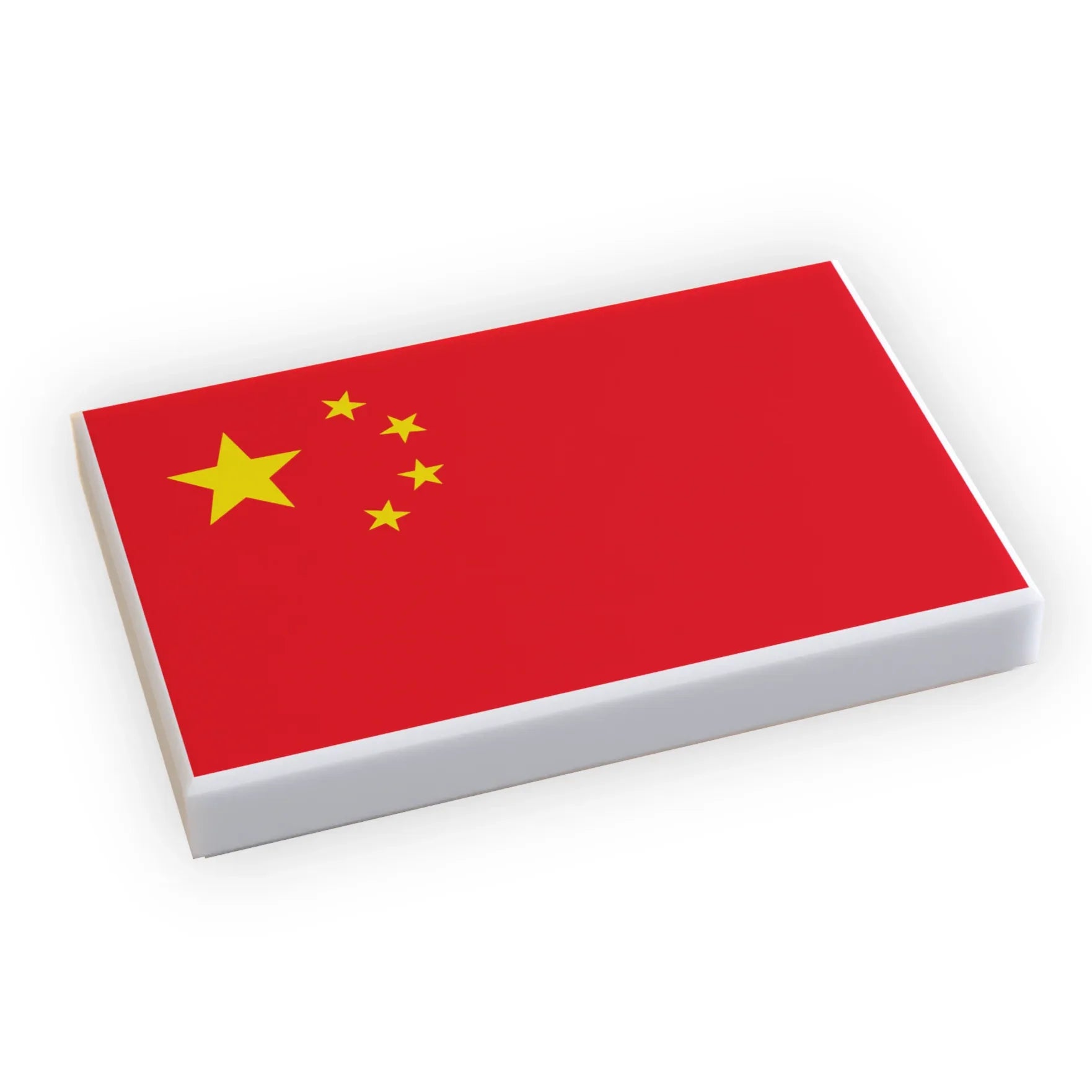 LEGO China Flag 2x3 Tile Printed Directly No Stickers - ToylandEU