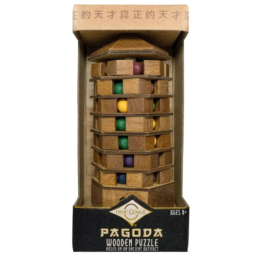  Chinese Pagoda Tilt Puzzle Colored Spheres Brain Teaser -  ToylandEU™