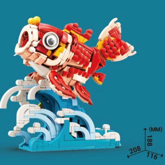 Chinese Style Lucky Building Blocks Set - 678 Creative Pieces - ToylandEU