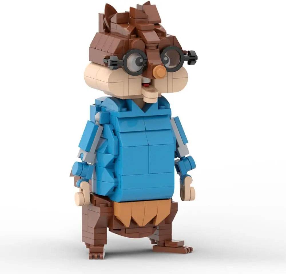 Chipmunk Building Blocks Set 3 in 1 Alvin Simon Theodore Toy - ToylandEU