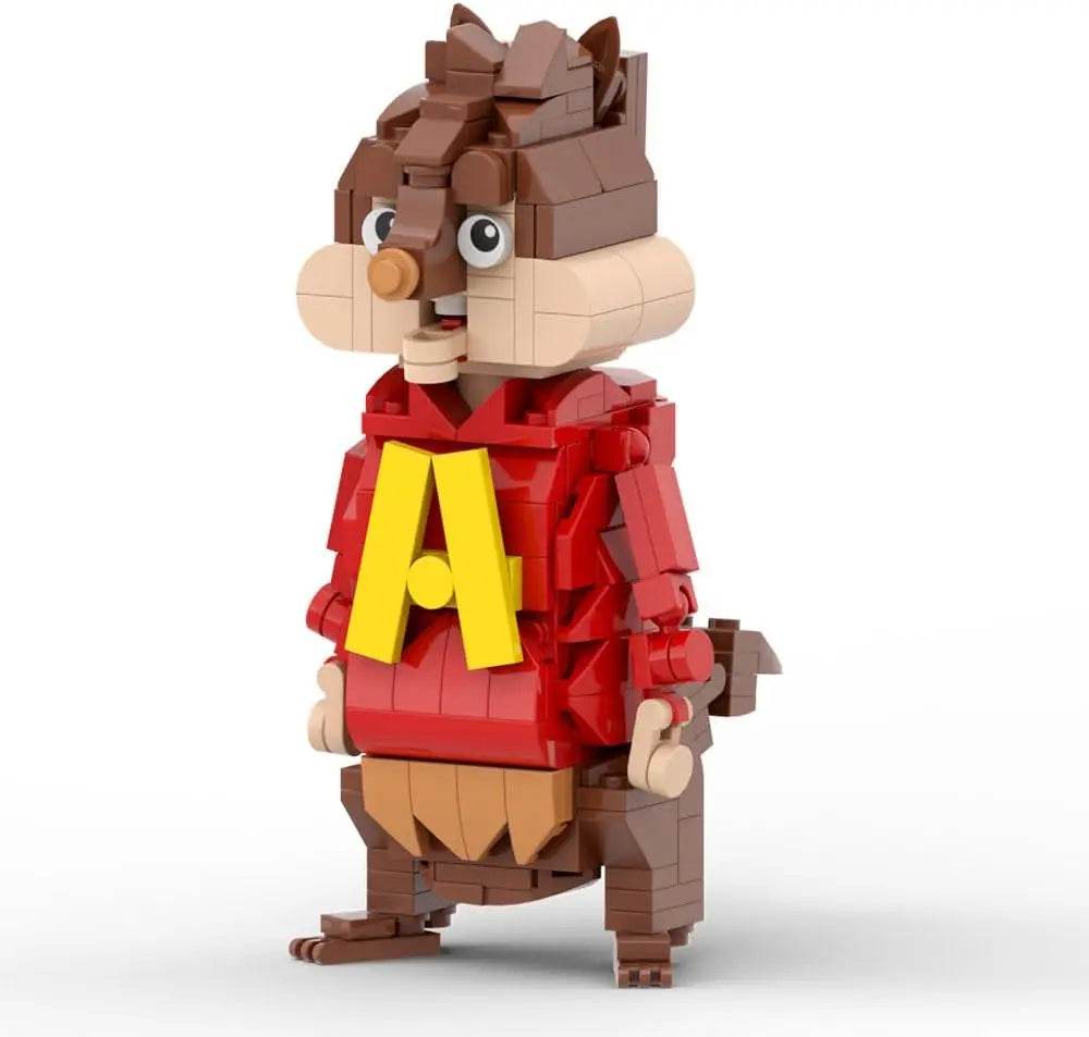 Chipmunk Building Blocks Set 3 in 1 Alvin Simon Theodore Toy - ToylandEU
